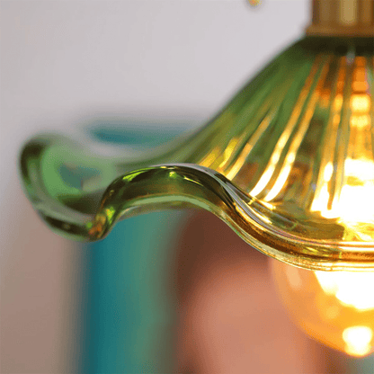 HANGLAMP BLOEMPATROON | GROEN