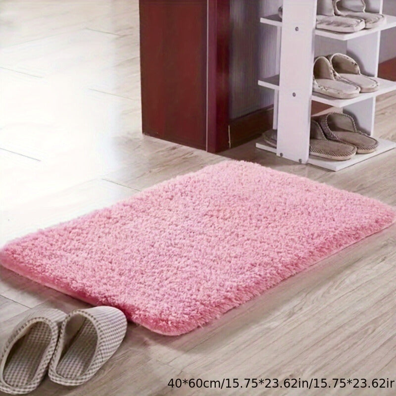 BADMAT | ANTISLIP | PLUCHE | ROZE