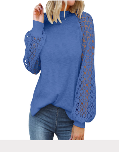 ALEXIA | SHIRT BLAUW