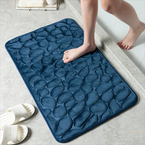 BADMAT | ABSORBEREND | ANTISLIP | LICHTBLAUW