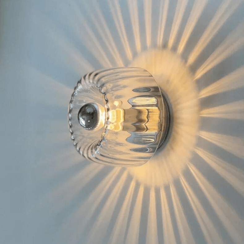 GLAZEN WANDLAMP | ZACHTE VERLICHTING