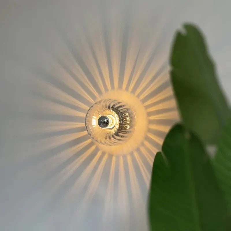 GLAZEN WANDLAMP | ZACHTE VERLICHTING