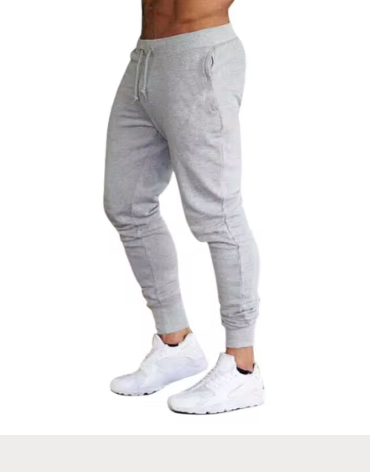 THE INSIGNA | JOGGINGBROEK CASUAL STRETCH ZILVER